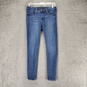 Liverpool Jeans Womens 6 Blue Stretch Mid Rise Skinny *GUC*
